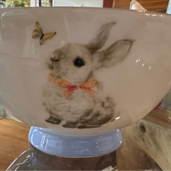 Pier 1 Easter 🐣 4 coffee mugs and matching 4 bowls - Picture 6 of 16